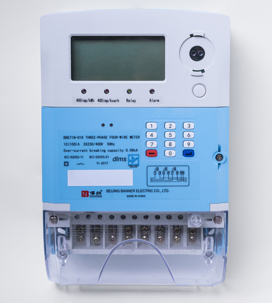 BNE71N-01K三相智能预付费电能键盘表